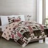 Cheapest ❤️ Great Bay Home Rustic Lodge Printed Reversible Quilt Set ✔️