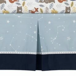 Best deal ❤️ Lambs & Ivy Sierra Sky Blue/Gray Woodland Nursery 3-Piece Baby Crib Bedding Set ⭐ -Bedding Sets & Collections Sales Shop unnamed file 15460