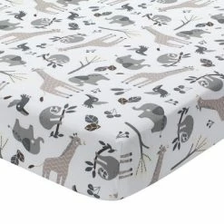 Flash Sale ❤️ Lambs & Ivy Baby Jungle Animals 4-Piece Gray/White/Taupe Crib Bedding Set 🤩 -Bedding Sets & Collections Sales Shop unnamed file 15491