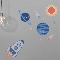 Flash Sale 🔥 Lambs & Ivy Milky Way Space Galaxy 4-Piece Baby Nursery Crib Bedding Set - Blue/Gray 🤩 -Bedding Sets & Collections Sales Shop unnamed file 15500