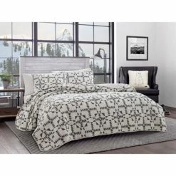 Best deal 😍 Arrowhead Reversible Quilt Set Charcoal - Eddie Bauer 😀 -Bedding Sets & Collections Sales Shop unnamed file 15562
