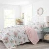 Wholesale 😀 Honeysuckle Reversible Quilt Set Pink - Laura Ashley ❤️