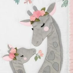 Cheap 😀 Lambs & Ivy Giraffe and a Half Pink/Gray 4-Piece Nursery Baby Crib Bedding Set 🤩 -Bedding Sets & Collections Sales Shop unnamed file 15625