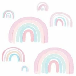 Top 10 💯 Lambs & Ivy Watercolor Pastel Pink/Mint Rainbow 5-Piece Baby Crib Bedding Set 🎉 -Bedding Sets & Collections Sales Shop unnamed file 15642