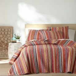 Best reviews of 🌟 Uluru Stripe Quilt and Pillow Sham Set - Levtex Home ⭐ -Bedding Sets & Collections Sales Shop unnamed file 15661