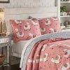 Outlet 😀 Llama Drama Quilt Set Coral - Vue 🧨