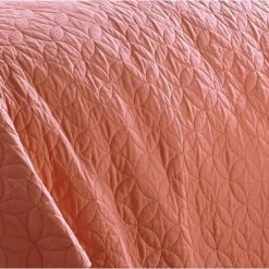 Outlet 👍 Solid Reversible Quilt Set Coral - Laura Ashley ⌛ -Bedding Sets & Collections Sales Shop unnamed file 15683