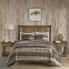 Best Sale ✔️ Woolrich Winter Plains Quilt Mini Set Taupe 😍
