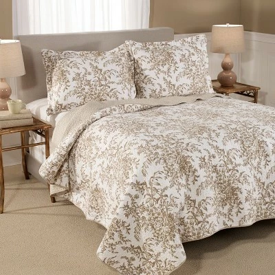 Best Sale β Bedford Reversible Quilt Set Mocha - Laura Ashley π€© 6 Best Sale β Bedford Reversible Quilt Set Mocha - Laura Ashley π€© - Image 6