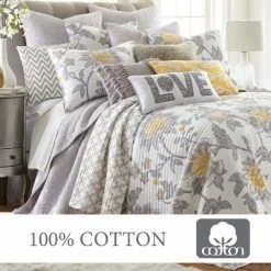 Budget 😍 Reverie Quilt and Pillow Sham Set - Levtex Home 🎁 -Bedding Sets & Collections Sales Shop unnamed file 15750