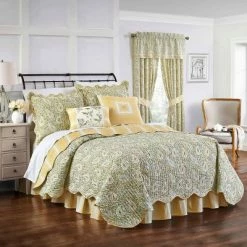 Cheapest 🎁 Paisley Verveine Reversible Quilt Set - Waverly 🛒 -Bedding Sets & Collections Sales Shop unnamed file 15835