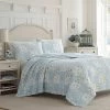 Cheap 🛒 Blue Keena Quilt Set - Laura Ashley 👏