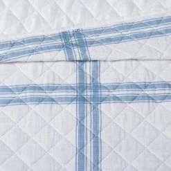 Outlet 😍 Cottage Classics Farmhouse Plaid Quilt Set Blue 👏 -Bedding Sets & Collections Sales Shop unnamed file 15873