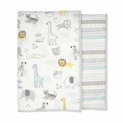 Best Pirce 🌟 Lambs & Ivy Animal Jungle Cotton Jersey 4-Piece Crib Bedding Set - Multicolor 👍 -Bedding Sets & Collections Sales Shop unnamed file 15877