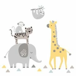 Best Pirce 🌟 Lambs & Ivy Animal Jungle Cotton Jersey 4-Piece Crib Bedding Set - Multicolor 👍 -Bedding Sets & Collections Sales Shop unnamed file 15882