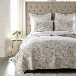 Deals 😀 Fallon Quilt and Pillow Sham Set - Levtex Home ✔️