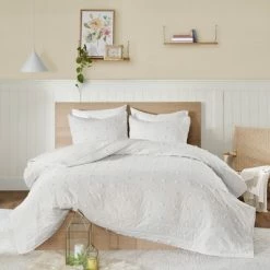 Promo 🌟 Urban Habitat Kay Cotton Jacquard Coverlet Set Ivory ❤️ -Bedding Sets & Collections Sales Shop unnamed file 15904