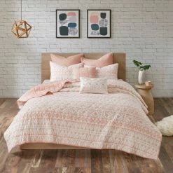 Brand new 🎁 Urban Habitat 7pc Mica Cotton Reversible Coverlet Set Blush 👏 -Bedding Sets & Collections Sales Shop unnamed file 15913