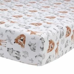 Best Sale 🎁 Lambs & Ivy Painted Forest 4-Piece Crib Bedding Set - Gray, Beige, White 🤩 -Bedding Sets & Collections Sales Shop unnamed file 15925