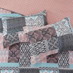 New ✨ Modern Threads 100% Cotton 2 Or 3 Piece Printed Reversible Quilt Sets Sylvia. 🎁 -Bedding Sets & Collections Sales Shop unnamed file 15993