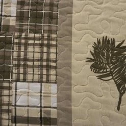Buy 🎁 Great Bay Home Stonehurst Lodge Reversible Quilt Set Full / Queen Taupe / Green ✨ -Bedding Sets & Collections Sales Shop unnamed file 16018