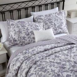 Wholesale 🔥 Delila Quilt & Sham Set Plum - Laura Ashley ⌛ -Bedding Sets & Collections Sales Shop unnamed file 16036