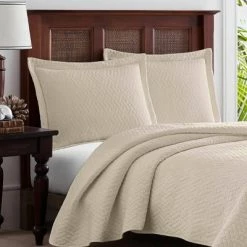 Coupon 👏 Dune Quilt & Sham Set Beige - Tommy Bahama ⭐