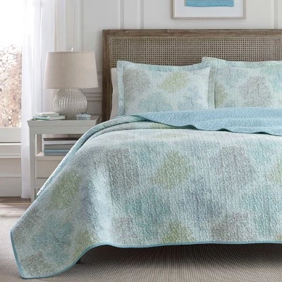 Brand new π Saltwater Reversible Quilt Set Blue - Laura Ashley π― 2 Brand new π Saltwater Reversible Quilt Set Blue - Laura Ashley π― - Image 2
