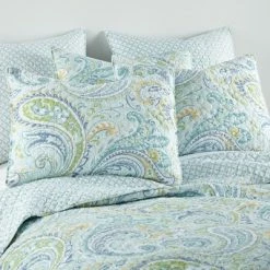 Outlet 👍 Cortona Paisley Quilt and Pillow Sham Set - Levtex Home ⭐