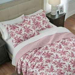 Best reviews of ⌛ Annalise Quilt & Sham Set - Laura Ashley Coral Red ⌛ -Bedding Sets & Collections Sales Shop unnamed file 16123
