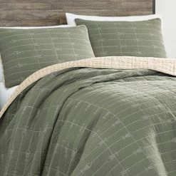 Discount ✔️ Troutdale Quilt Set - Eddie Bauer Green ✨