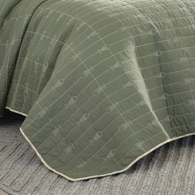 Discount ✔️ Troutdale Quilt Set - Eddie Bauer Green ✨ 2 Discount ✔️ Troutdale Quilt Set - Eddie Bauer Green ✨ - Image 2