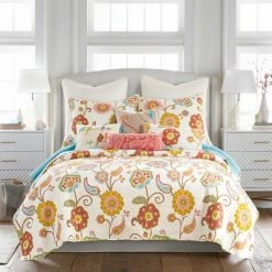 Best deal 👍 Ashbury Spring Floral Quilt and Pillow Sham Set - Levtex Home 🧨