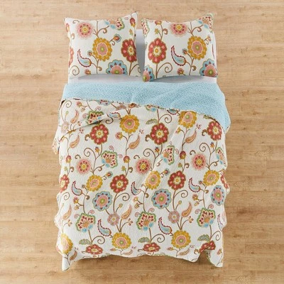 Best deal π Ashbury Spring Floral Quilt and Pillow Sham Set - Levtex Home 𧨠3 Best deal π Ashbury Spring Floral Quilt and Pillow Sham Set - Levtex Home 𧨠- Image 3
