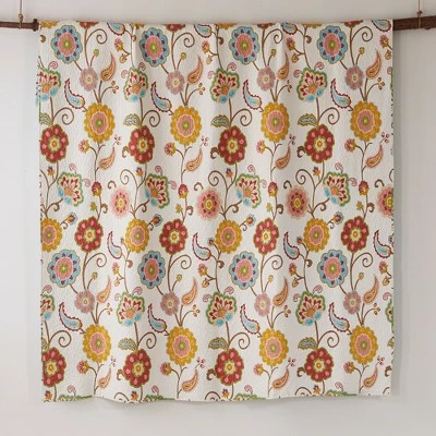 Best deal π Ashbury Spring Floral Quilt and Pillow Sham Set - Levtex Home 𧨠4 Best deal π Ashbury Spring Floral Quilt and Pillow Sham Set - Levtex Home 𧨠- Image 4