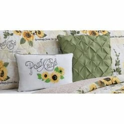 Buy 🛒 Yara Sunflower 5pc Quilt Set - Geneva Home Fashion Yellow 😍