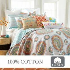 Promo 🔔 Mayla Medallion Quilt and Pillow Sham Set - Levtex Home 🔥 -Bedding Sets & Collections Sales Shop unnamed file 16237