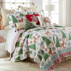 Best deal 😀 Tinsel Holiday Quilt Set - Levtex Home 💯 -Bedding Sets & Collections Sales Shop unnamed file 16305
