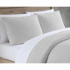 Best Sale 🤩 ED Ellen DeGeneres Washed Solid Quilt & Sham Set - ED by Ellen DeGeneres White 🧨