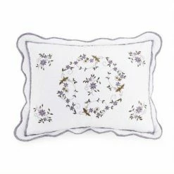 Promo ⌛ Modern Heirloom Gwen Quilt Set White/Lavender 🛒