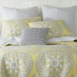 Coupon 🛒 Homthreads Slater Quilt Set Yellow 🤩