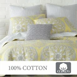 Coupon 🛒 Homthreads Slater Quilt Set Yellow 🤩 -Bedding Sets & Collections Sales Shop unnamed file 16341