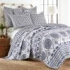 Promo 😍 Homthreads Valentina Quilt Set Blue 🛒