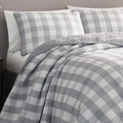 Top 10 ⭐ Lakehouse Quilt Set - Eddie Bauer Gray 🧨 -Bedding Sets & Collections Sales Shop unnamed file 16403