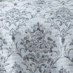 Hot Sale 👍 Asher Grey Floral Quilt and Pillow Sham Set - Levtex Home 🌟 -Bedding Sets & Collections Sales Shop unnamed file 16415