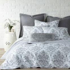 Hot Sale 👍 Asher Grey Floral Quilt and Pillow Sham Set - Levtex Home 🌟 -Bedding Sets & Collections Sales Shop unnamed file 16418