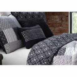 Cheapest ⌛ Geneva Home Fashions Avondale Manor Evangeline Quilt & Sham Set Black ❤️