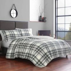 Cheapest ⌛ Coal Creek Reversible Quilt & Sham Set - Eddie Bauer Chrome ❤️