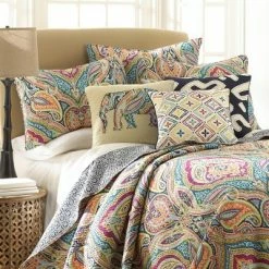 Top 10 🛒 Magnolia Navy Quilt and Pillow Sham Set - Levtex Home 🎁