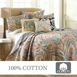 Top 10 🛒 Magnolia Navy Quilt and Pillow Sham Set - Levtex Home 🎁 -Bedding Sets & Collections Sales Shop unnamed file 16462